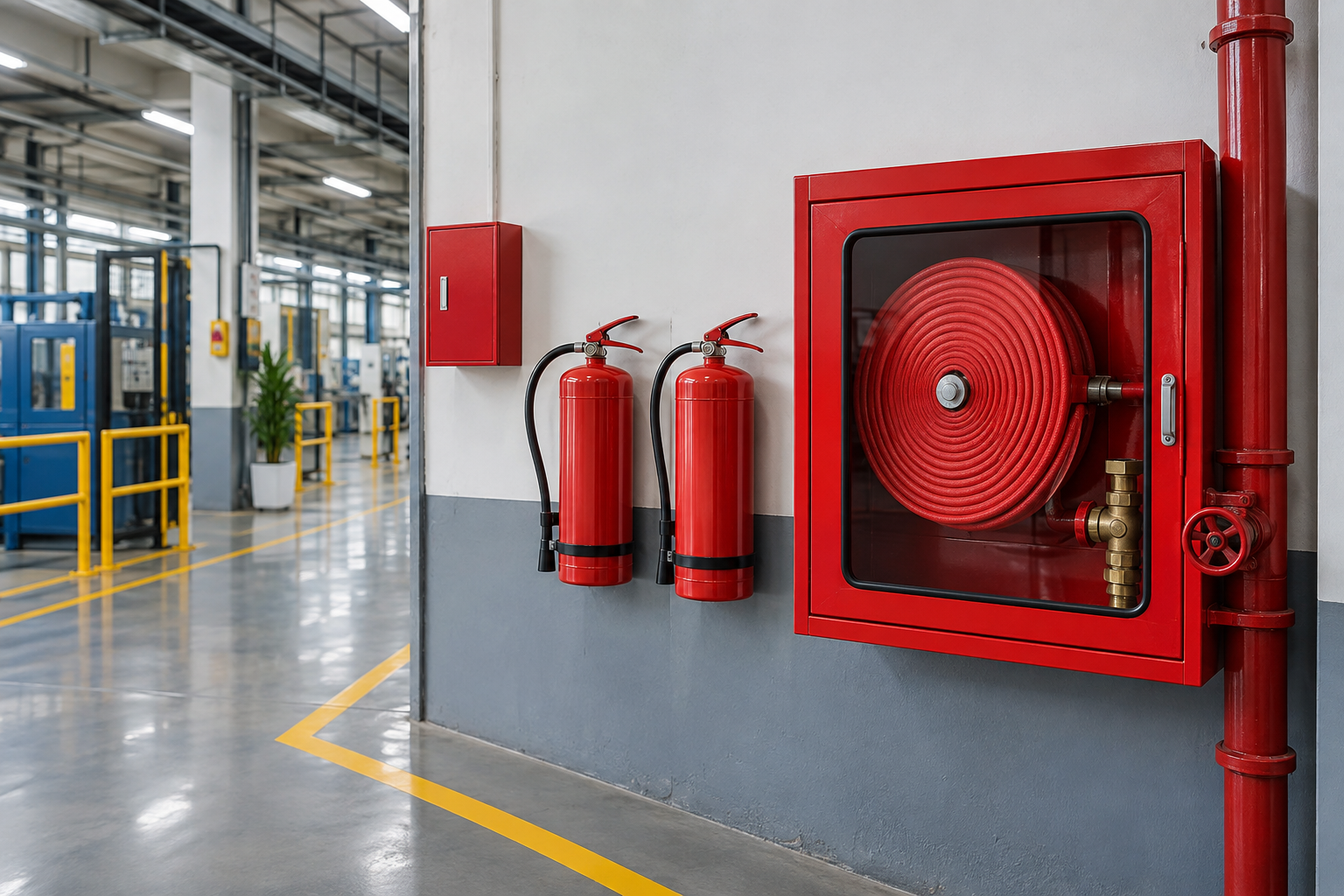 Fire extinguishers and emergency fire safety equipment