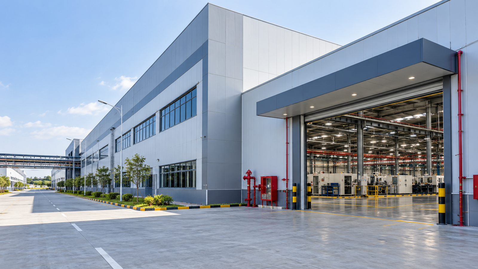 Commercial building exterior